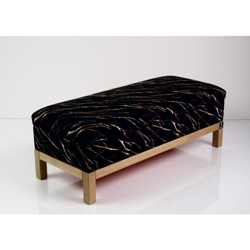 Kufer Pikowany Butelkowa Żółcień Cytrynowa Guzik Tapicerowany/Kryształ Q-1 Rozmiary od 50 cm do 200 cm